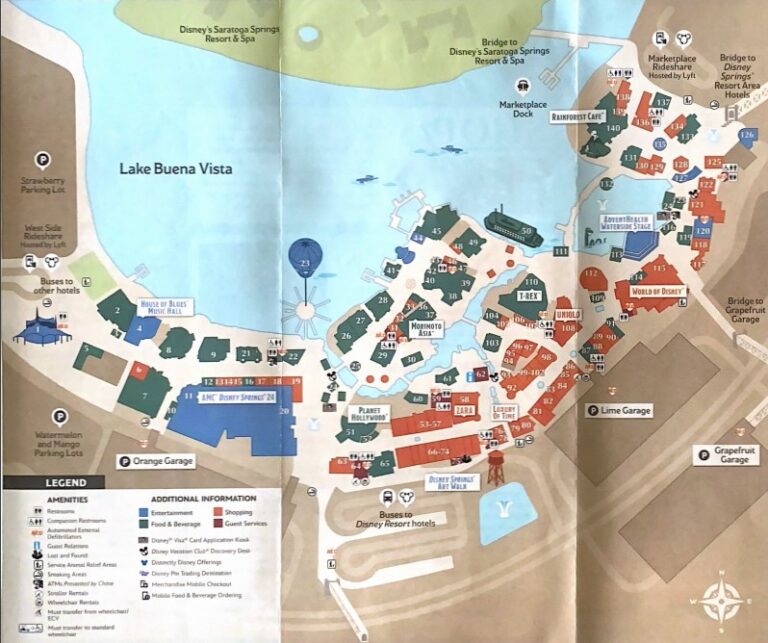 Disney Springs Map (Free PDF Download)