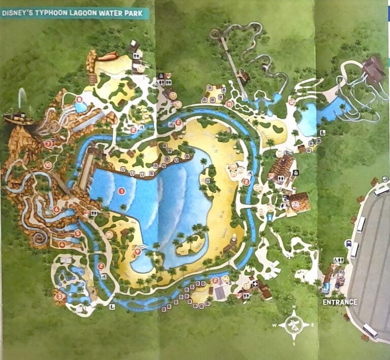 Disney’s Typhoon Lagoon Water Park Map (Free PDF Download)